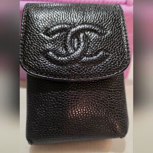 Chanel Caviar Cigarette Case EUC with COA